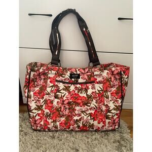 Gigi Hill Large Tote Hibiscus Shopping, Beach, Travel